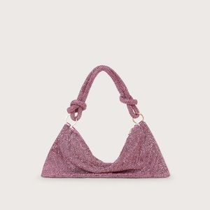 Cult Gaia - Hera Nano Rhinestone Should Bag - Pink